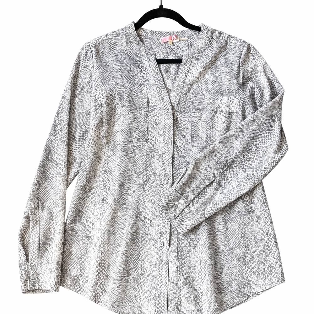 Calvin Klein Monochrome Animal Print Top